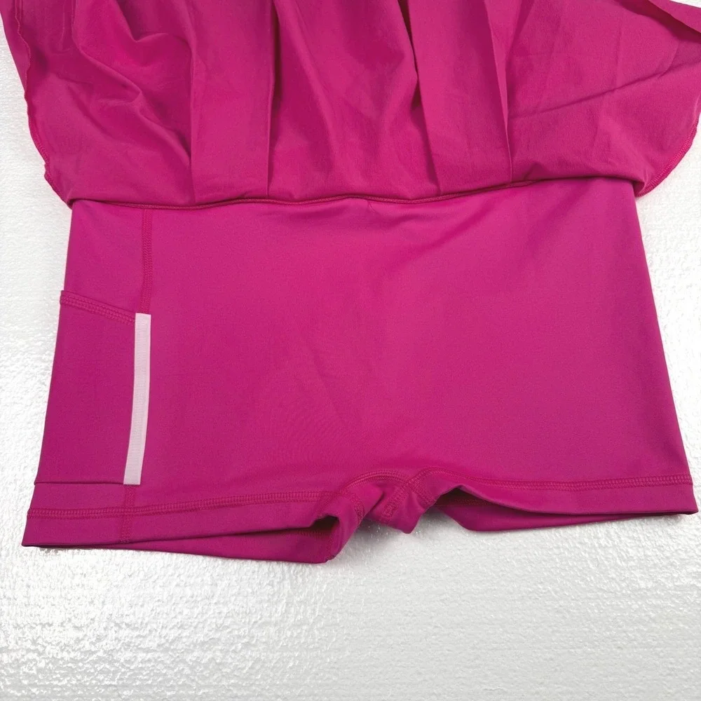 Nike Golf Girls XL Skort Pink Barbiecore‎ Pleated Dri-Fit Athletic Tennis Skirt - Picture 8 of 8